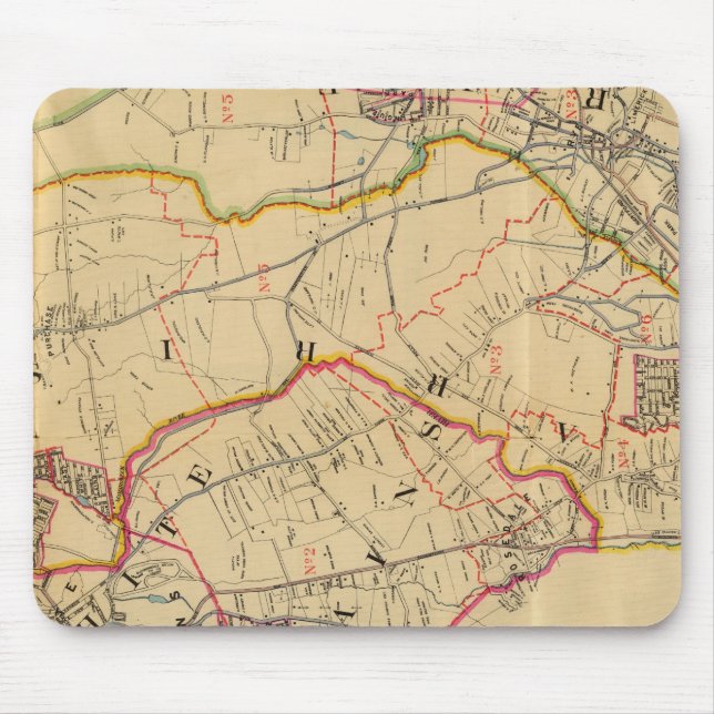 White Plains, Harrison, Rye, New York Mouse Pad (Front)