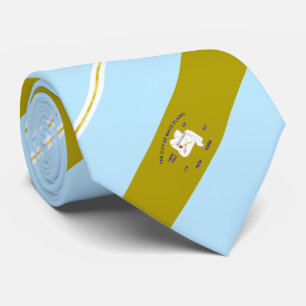 White Plains (New York) city flag Neck Tie