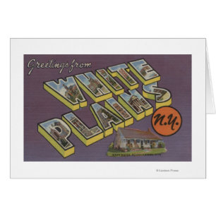 White Plains, New York - Large Letter Scenes