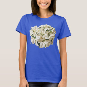 White Poinsettias Tee