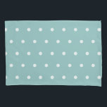White Polka Dots Eggshell Blue Geometric Patterns Pillowcase<br><div class="desc">Designed with white patterns in light eggshell blue background. You may change to any background colour as you wish.</div>