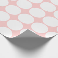 White Polka Dots on Baby Girl Pink