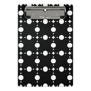 White Polka Dots, Polka Dot Pattern, Dots, Dotted Mini Clipboard