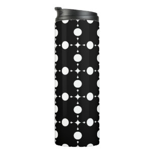 White Polka Dots, Polka Dot Pattern, Dots, Dotted Thermal Tumbler