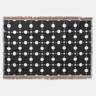 White Polka Dots, Polka Dot Pattern, Dots, Dotted Throw Blanket