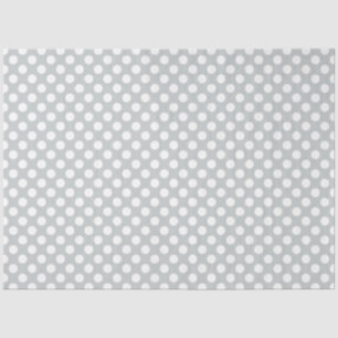 White Polka Dots with Any Background Colour Tissue Paper