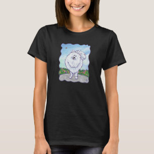 White Pomeranian T-Shirts