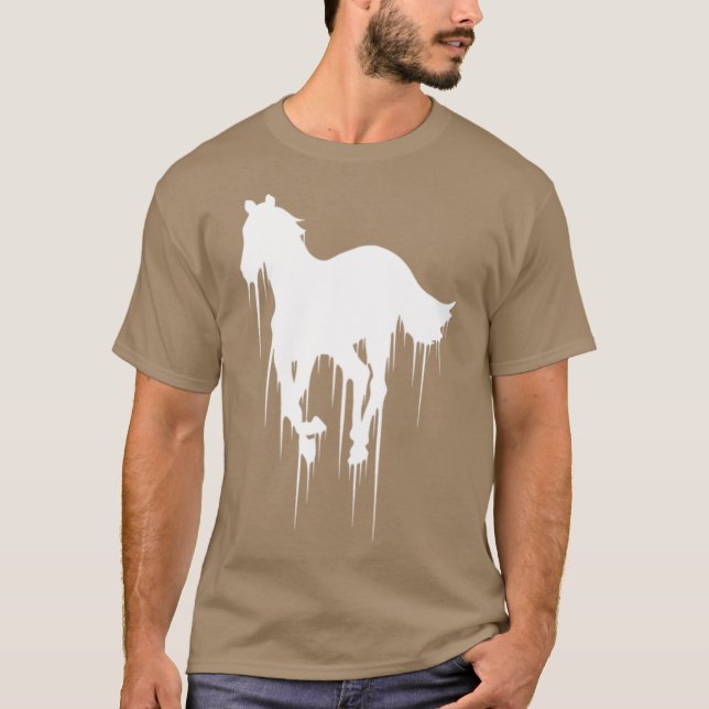 White Pony Drip family T-Shirt (Front)