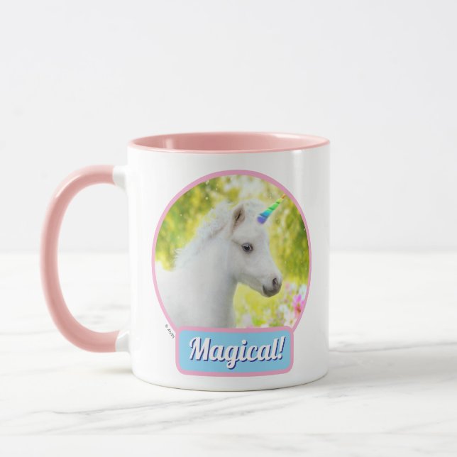 White Pony Unicorn Mug (Left)
