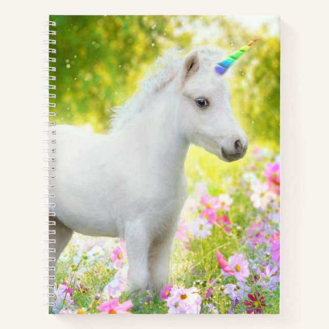White Pony Unicorn Notebook (Front)