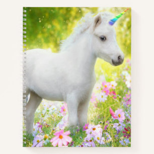 White Pony Unicorn Notebook