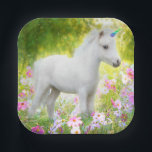 White Pony Unicorn Paper Plate<br><div class="desc">Magical! | Avanti,  the Global Humor Brand™ has been entertaining the world with its Feel Good Funny greeting cards for over 40 years. Our characters live life to the fullest and celebrate the humor in everyday life.</div>