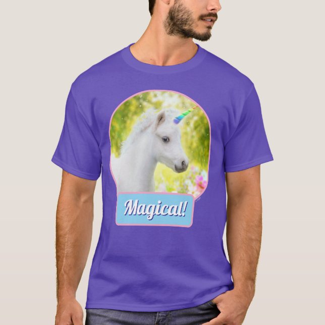 White Pony Unicorn T-Shirt (Front)