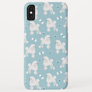 White Poodles and Bows Pattern  Case-Mate iPhone Case