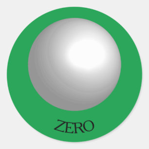 White Pool Ball Custom Sticker