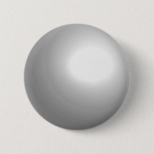 White Pool Ball Customisable Button