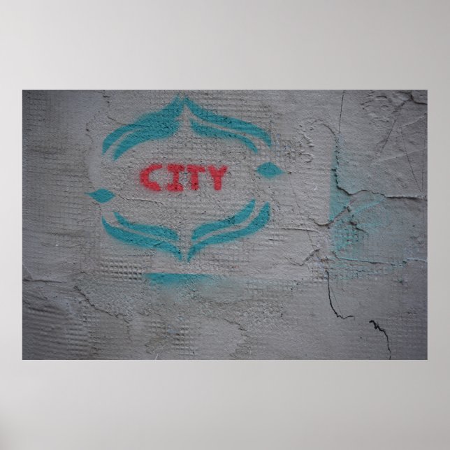 White printer paper poster (Front)