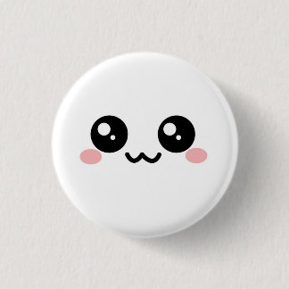 White Puff Face Button vers 2