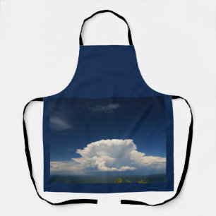 White Puffy Cloud  Apron