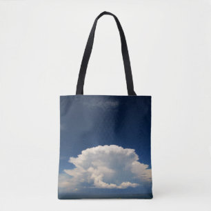 White Puffy Cloud Tote Bag