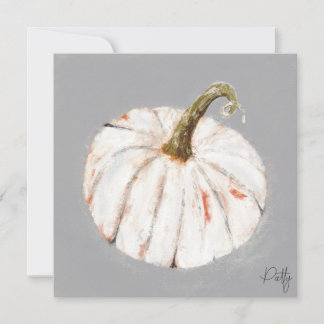 White Pumpkin Card