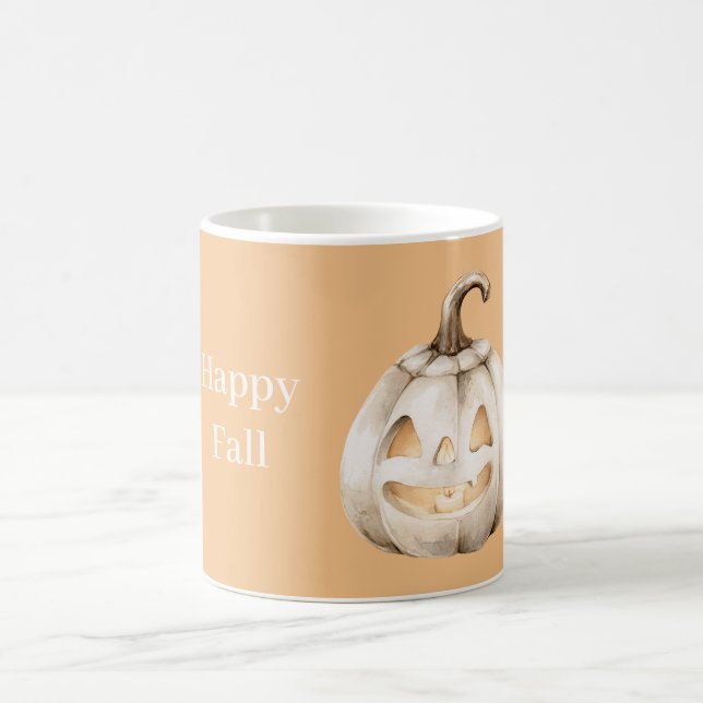 White Pumpkin Coffee Mug (Center)