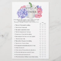 White pumpkin - Over or under bridal shower game