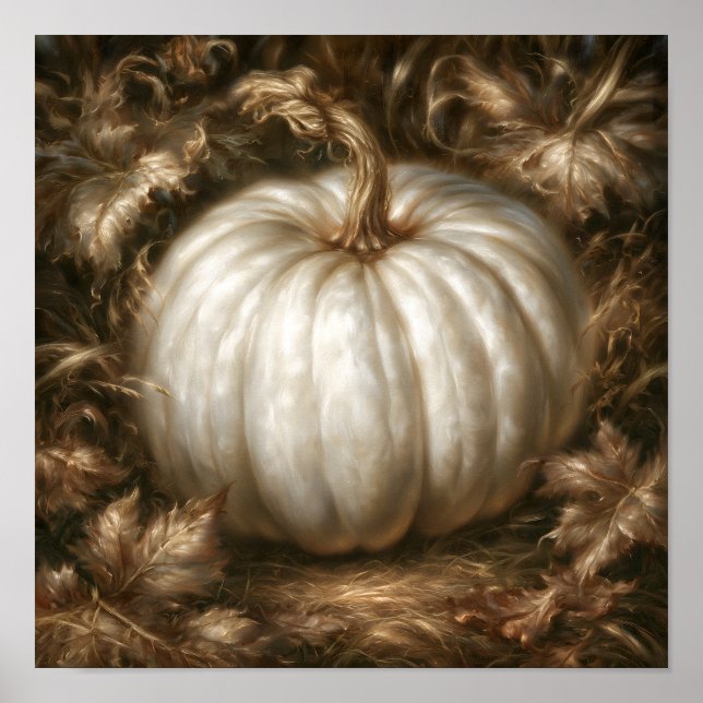 White Pumpkin Poster (Front)