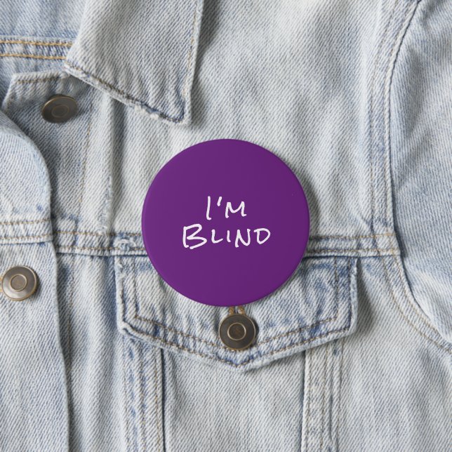White Purple Eye Doctor Joke  Button (In Situ)
