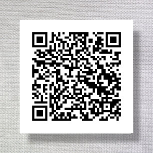 White   QR Code Fabric Clothing Labels