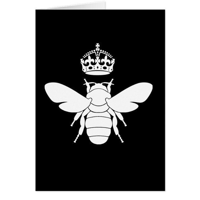 White Queen Bee Logo...Are You A Queen Bee? (Front)