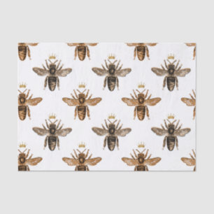 White Queen Bee Tissue Paper