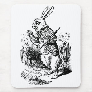 White Rabbit - Alice in Wonderland Mousepad