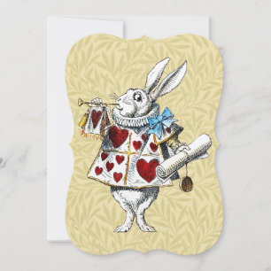 White Rabbit Alice Wonderland Hearts