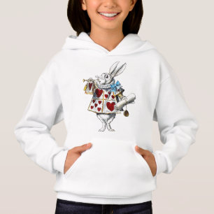 White Rabbit Alice Wonderland Rabbit of Hearts