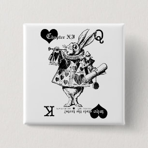 White Rabbit Button