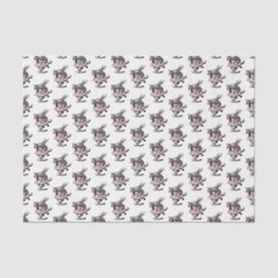 White Rabbit Court Trumpeter Alice in Wonderland P Tissue Paper