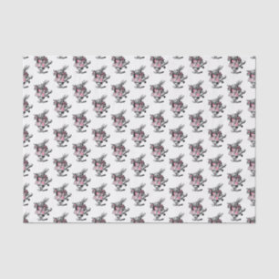 White Rabbit Court Trumpeter Alice Wonderland P Tissue Paper