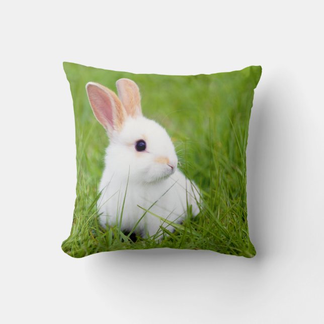 White Rabbit Cushion (Front)