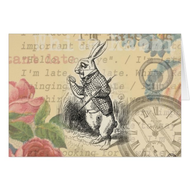 White Rabbit from Alice in Wonderland (Front Horizontal)