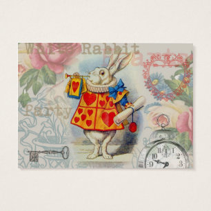 White Rabbit Hearts Alice Classic