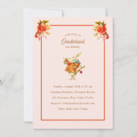 White Rabbit Herald Alice in Onederland Birthday