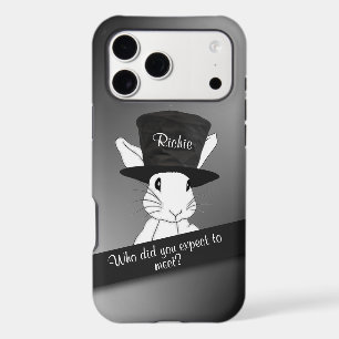 White Rabbit in Personalised Top Hat