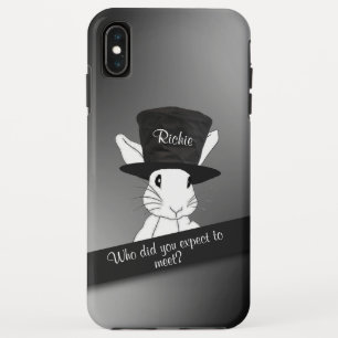 White Rabbit  in Personalised Top Hat Case-Mate iPhone Case