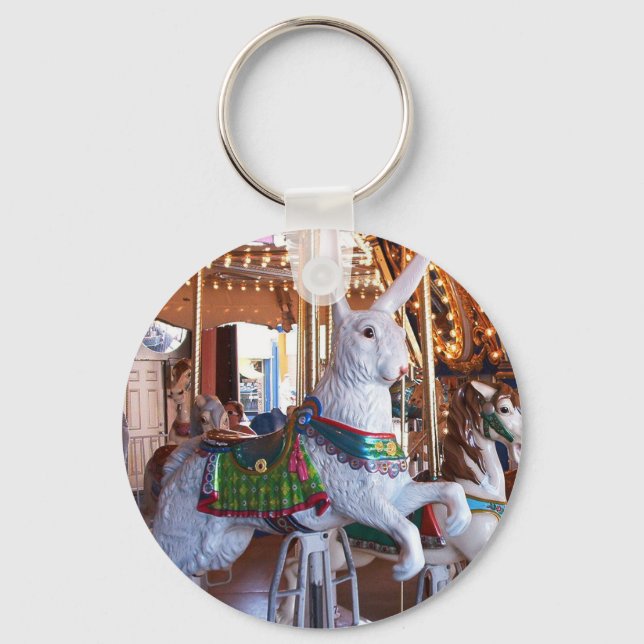 "White Rabbit" Key Ring (Front)