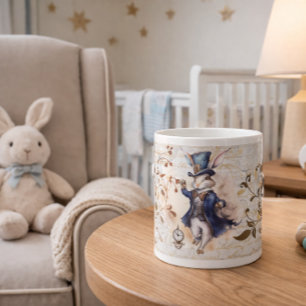 White Rabbit  Large Coffee Mug