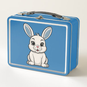White Rabbit Metal Lunch Box