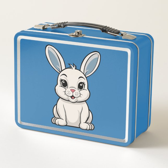 White Rabbit Metal Lunch Box (Front)