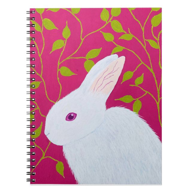 white rabbit notebook (Front)