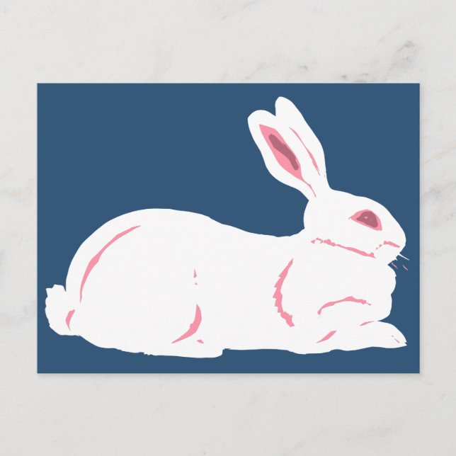 White Rabbit Postcard (Front)